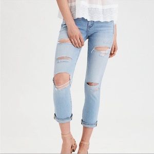 American Eagle Super Stretch Artist Crop Jeans